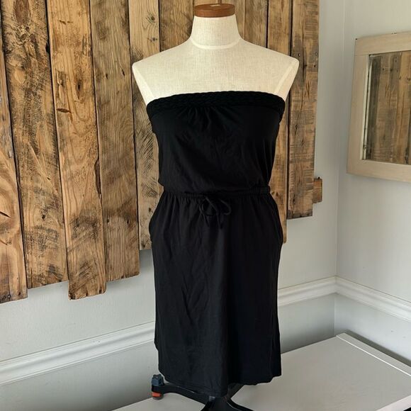 BANANA REPUBLIC Strapless Tube Dress Lightweight with Pockets Size Extra Small - Picture 1 of 9